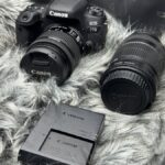 Canon EOS 77D 24.2 MP Digital SLR Camera with EF-S 18-55mm & EF-S 55-250mm Lenses