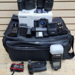Canon EOS 80D with Canon Zoom Lens 18-55mm & 55-250mm & Accessories