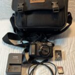 Canon PowerShot G12 10.0MP Digital Camera - Black Bundle.  *Lens Error - As/Is