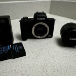 Canon EOS M50 Mark II 4K 24.1MP 15-45mm Lens Digital Camera With Extras