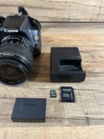 Canon EOS 250D 24.1MP Digital SLR Camera W/ 18-55mm f/3.5-5.6 III Lens & Charger - Image 2