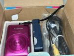 Canon PowerShot SD 1400 IS Digital ELPH Camera Pink w Box Charger TESTED - Image 3